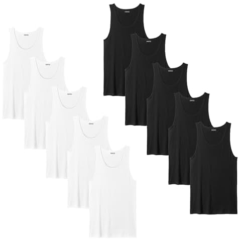 Andrew Scott Boys' 10 Pack A-Shirts Cover