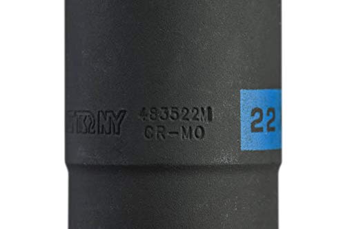KingTony BR Soquete De Impacto Longo 22Mm-1/2 Kingtony Br 483522M 22Mm