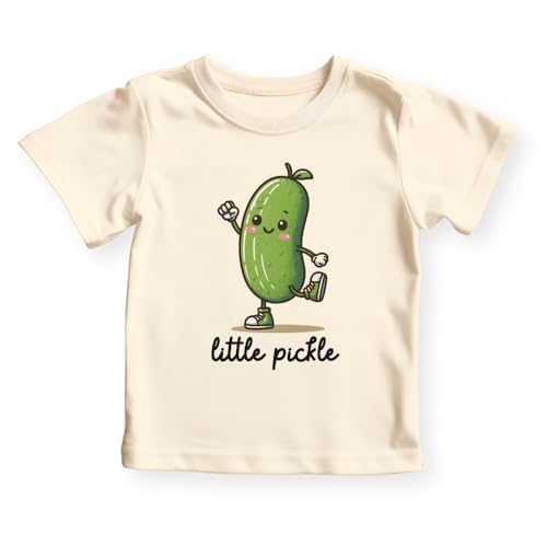 MangoHouse Little Pickle Baby Bodysuit Funny Pickle Outfit for Children Cute Cucumber Tee