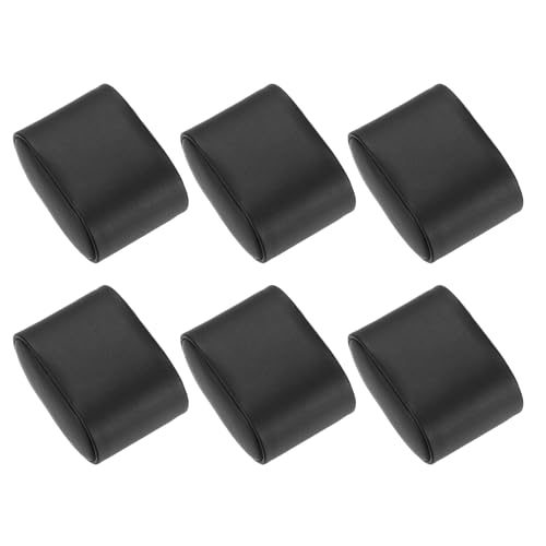 uxcell 6Pcs Bracelet Watch Pillow PU Leather Jewelry Display Pillows for Watch Box Bangle Cushions Display Storage (2.95