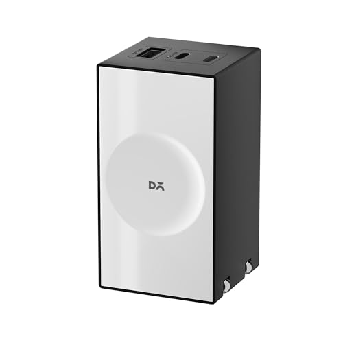 Image of DailyObjects POP 67W Triple Port GaN Charger Adapter with Foldable Pins|USB-C Dual Port & Type A Power Output|Fast Charging|Support iPhone 12 13 14 15 16 pro Max,ipad,Samsung,MacBook M1 M2-Black