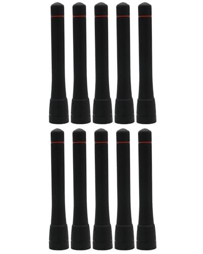UHF 400-470MHz Stubby Antenna Compatible with ICOM Radio FA-SC73US IC-F21 F24 F43 F44 F4000 F4001 F4010 F4011 F4018 F4023 F4026 F4161 Replacement Antenna 3.5Inch (10 Pack)