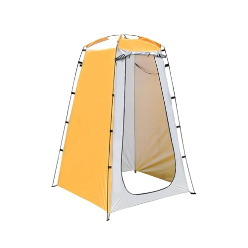 kowaku Privacy Tent Mobile Toilet Portable Lightweight Changing Room Shower Tent for Camping Backpacking, Yellow
