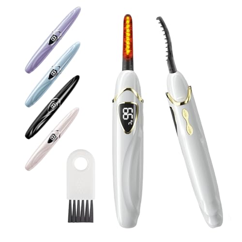 Heated Wimpern Curler Wimpernzange beheizbar runpeak S600 beheizbare Wimpernzange mit präziser Temperaturregelung Verbrühungsschutz & Auto-Off für langanhaltenden natürlichen Schwung