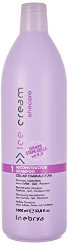 INEBRYA ICE CREAM SHECARE RECONSTRUCTOR SHAMPOO (WITH GRAPE STEM CELLS) 1000ML/33.8OZ