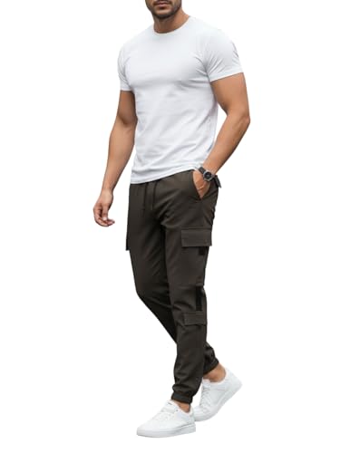 Image of Mack Jonney Men's Solid Joggers | Solid Design | Regular Fit | Casual & Athleisure Wear |Pack of 1-MMJ-79