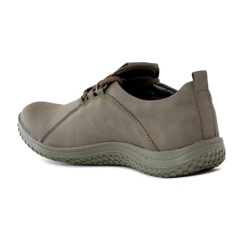 Image of Khadim's Olive Outdoor Casual Sneakers for Men