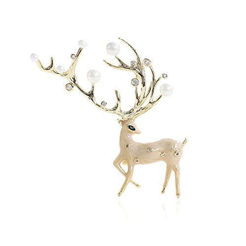 Broche élan et girafe pour costume écharpe pendentif mode luxe