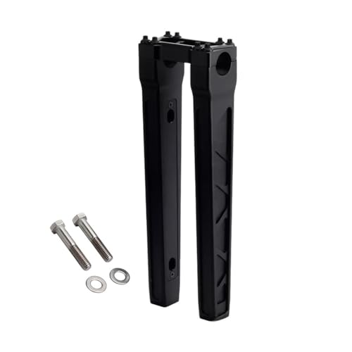 Élévateur de guidon 38mm CNC en aluminium taillé masse pour Street Bob et Dyna FXD