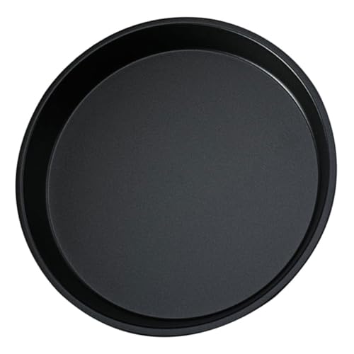 Ciieeo Thickened Carbon Steel Round Pizza Pan Nonstick Baking Tray for Pizza Even Heat Distribution Kitchen Baking Supply