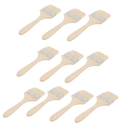 ARTIBETTER Level 10pack 3'' Thick Chip Paint Brush for Painting Barbecue and Wall Coating