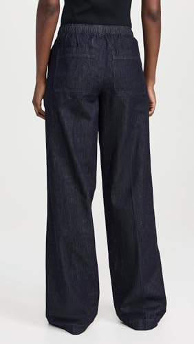 Vince Women's Low Rise Pull On Wide Leg Twill Pants3
