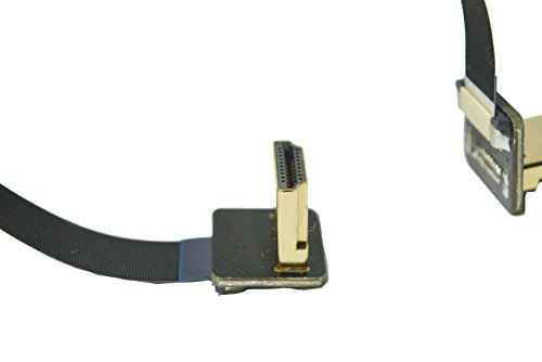 Ffc Hdmi Flat Slim Hdmii Fpv Hdmi Cable Standard Full Normal Male Hdmi Interface 90 Degree To Standard Hdmi Full Hdmi Normal Hdmi 90 Degree For Brushless Gimbal Rig Drone Gimbal Rig Dsrl (20Cm) #TOP4