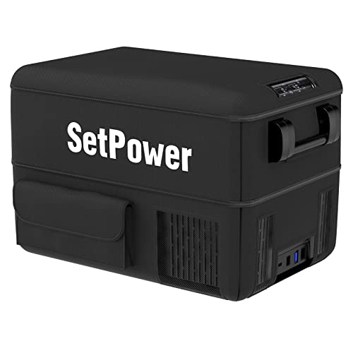 SetPower Insulated Protective Cover for RV45D and RV60D Insulated Transit Bag 12 Volt Portable Refrigerator Cover