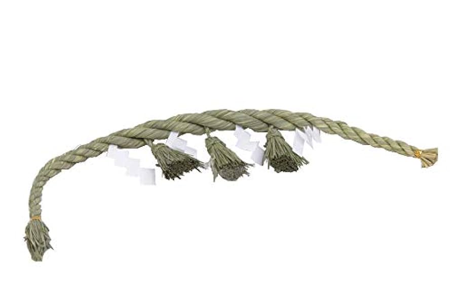 しめ縄　しめ縄飾り　しめなわ Amazon.co.jp: 本格しめ縄飾り 扇(小) 幅17×奥行4×高さ22cm 1個