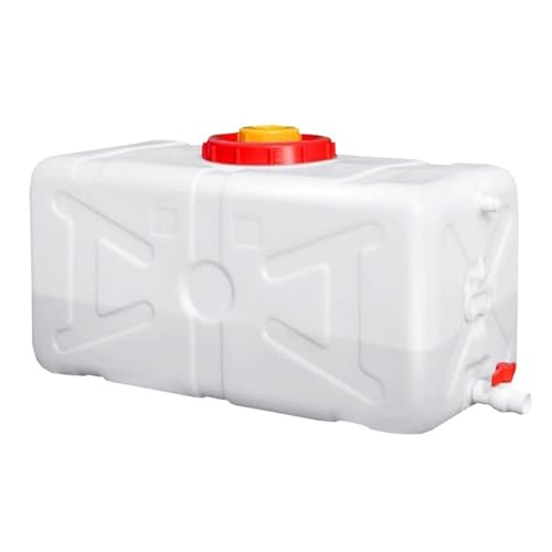 Réservoir d'eau extérieur en plastique épais avec robinet pour stockage