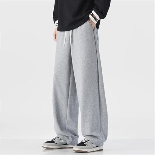 Men’s Style Oversized Solid Pants Casual Loose Fit Bell Bottoms Autumn Vintage Fashion2