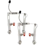 Paul Motolite Linear Pull Brakes Bundle Light Aluminum V-Brakes, Long-Pull, Adjustable for 26