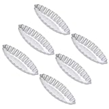 DEARMAMY 6 pezzi Stampi per Torte in Lega di Alluminio Anodizzato da Teglie da Forno Leggere e Portatili per Uso Domestico e Eventi Speciali