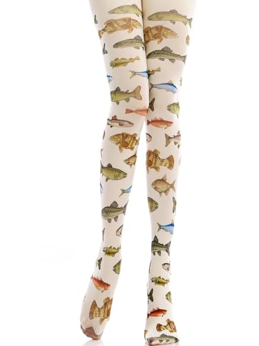 Womens Patterned Funky Tights Printed Colorful Tights Whimsy Twee Colored Stockings Y2k Emo Whimsigoth Clothes3