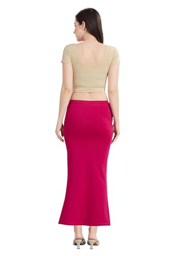 Image of TRASA Womens Saree Shapewear Petticoat, Cotton Lycra Petticoat, Skirts for Women, Shape Wear Dress for Saree