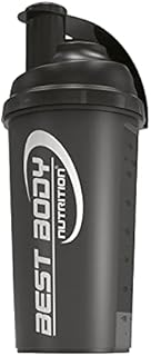 Best Body Nutrition 4260121349877 Shaker Proteinowy, 700 ml, Czarny