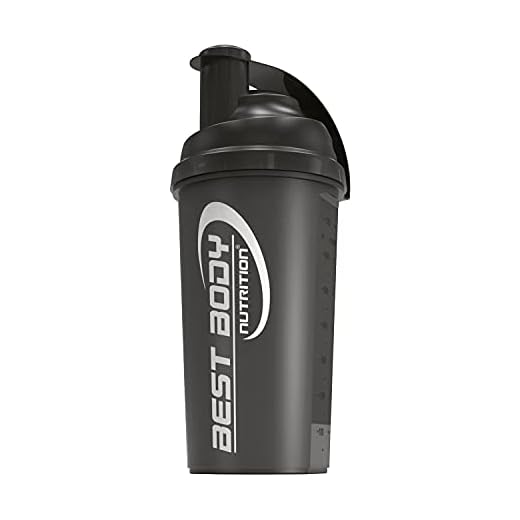 Best Body Nutrition Edition Shaker, 700ml, negro (Black steel)