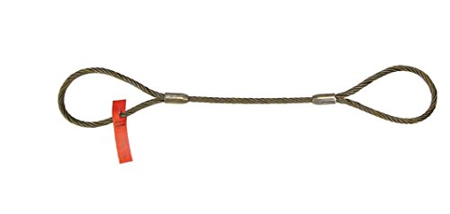 Lift-All 58IEEX4 Permaloc Import Wire Rope Sling, Eye End Style, 5/8