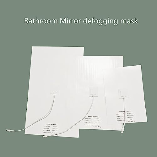 Película protectora antiniebla para ducha baño 110V redonda miniatura 3
