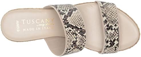 Tuscany Women's Wedge Sandal, Natural Snake, 12 | Image 4