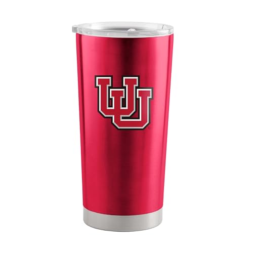 Image of Logo Brands 20 oz Powder Coat Tumbler- Insulated Tumbler with Lid for Water, Iced Tea or Coffee, Smoothie and More