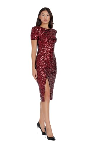 Dress the Population Women's Natasha Bodycon Midi Dress2