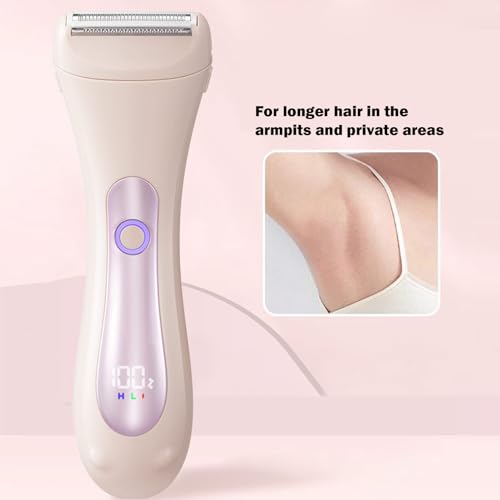 Recortador Para La Zona Bikini Y Axilas - Maquinilla de Afeitar Recargable para el Cuerpo Femenino,Maquinilla Para La Zona Íntima - De Uso En El Hogar Viajes Apartamentos Residencias Universitarias Ba - imagen 7