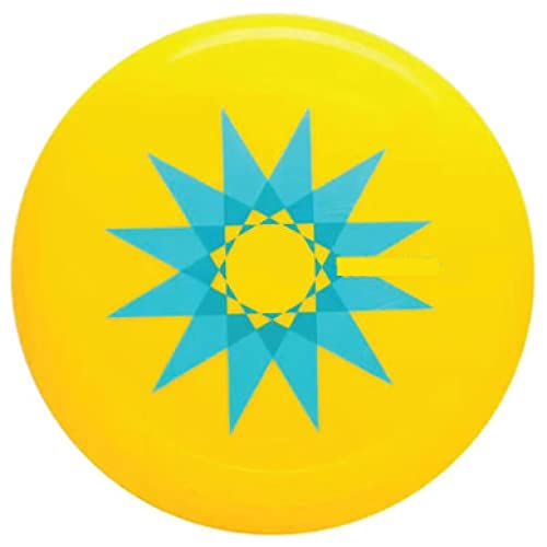 Decathlon Frisbee Flying Unbreakable disc for Kids and Adults Played Indoor/Outdoor, Beaches,Playground (D90 Yellow)