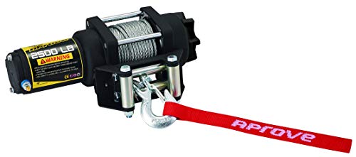 Winch Eléctrico ATV/UTV 2500 lbs 12V con Cable de Acero miniatura 3
