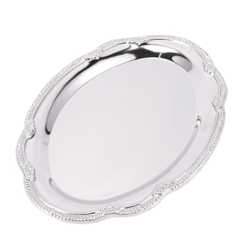 Plateau de service en argent vintage idéal pour cadeau de mariage