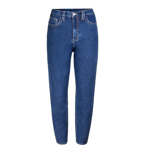 Jean boyfriend stretch femme taille haute idéal pour le quotidien casual