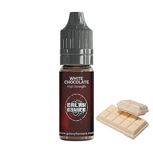 Saborizante de chocolate blanco - Saborizante alimentario de alta potencia - Más de 230 sabores - Botella de 10 ml.