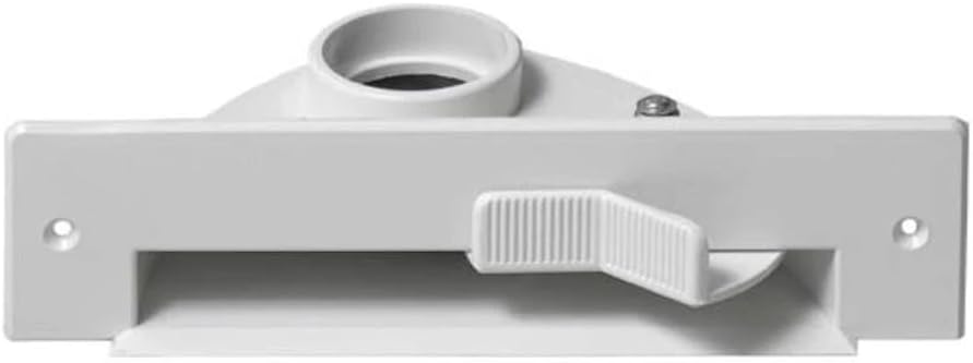 White Central Vacuum Automatic Vac Dust Pan Sweep Inlet Valve ﻿﻿Replacement Part New