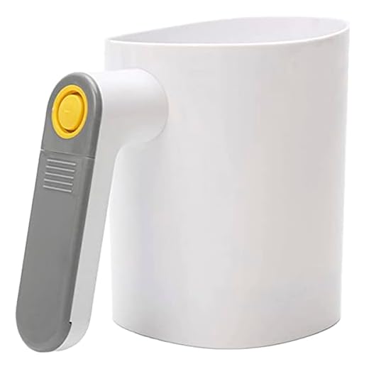 Electric Flour Shifter, 4 Cup Capacity, Automatic Flour Strainer, Handheld Leakage Powder Sifter Battery Operated, Fine Stainless Steel Mesh Sieve, Portable Sugar Strainer for Kitchen Baking