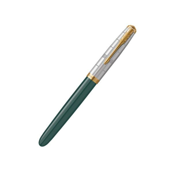 Image of PARKER 51 Forest Green GT Fountain Pen - FINE Nib