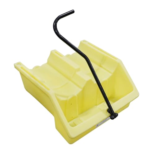 Enpac Mobile Mini Poly-Racker Carboy and Pail Dispensing System, Yellow, Wheels and Handle, Durable