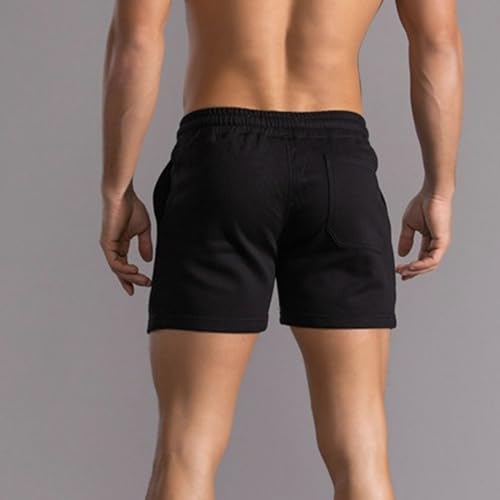 JEShifangjiusu Shorts de Algodón para Hombre con Cintura Elástica miniatura 3