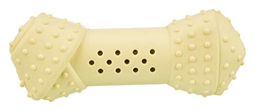 Trixie Junior Kühl-Knochen - praktisches Hundespielzeug aus Gummi für Welpen - 10 cm, Hundeknochen für extra Kauspaß - 33340