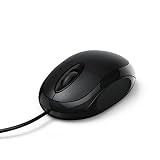 Hama MC-100 mouse USB Ottico 1000 DPI Mano destra Nero