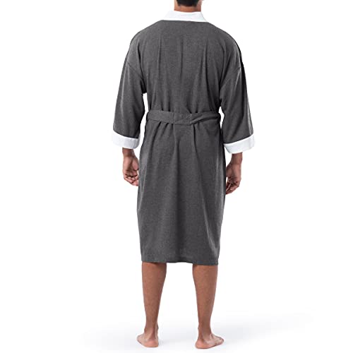 Image of IZOD Men's Waffle Knit Kimono Robe