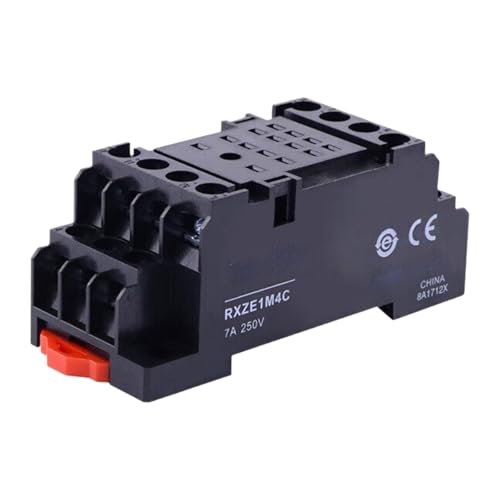 Socket 14 pieds RXZE1M4C relais Schneider miniature pas cher pour rail DIN