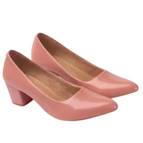 Image of Women's Beautiful Design Synthetic Leather Block Heel TPR Sole Sandal for Wedding Party & Festive