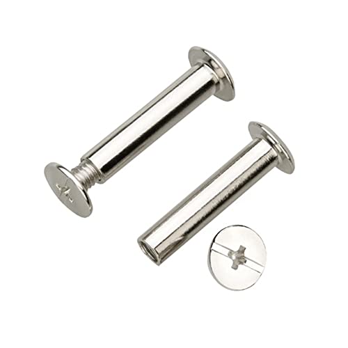 FEEIMOL 30 Sets Binding Chicago Screws Nickel Plated Binding Screw Post Assorted Kit M5x35/40/45/50/60/70mm - Image 4