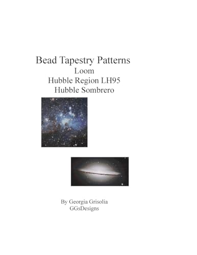 Bead Tapestry Patterns loom Hubble Region LH95 Hubble Sombrero